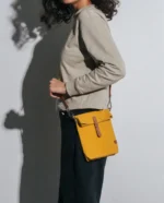Mustard Yellow Scout Crossbody Bag - Image 2