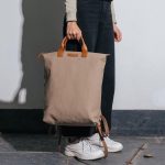 Khaki Beige Pilot Backpack - Image 5