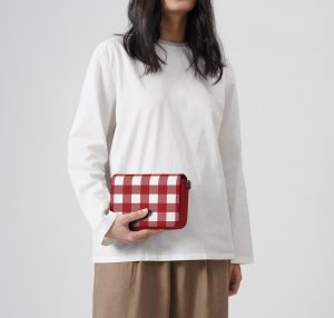 Cherry Gingham Sol Box Shoulder Bag - Image 3