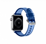 Smurf Blue Clear Apple WatchBand (38/40/41mm)