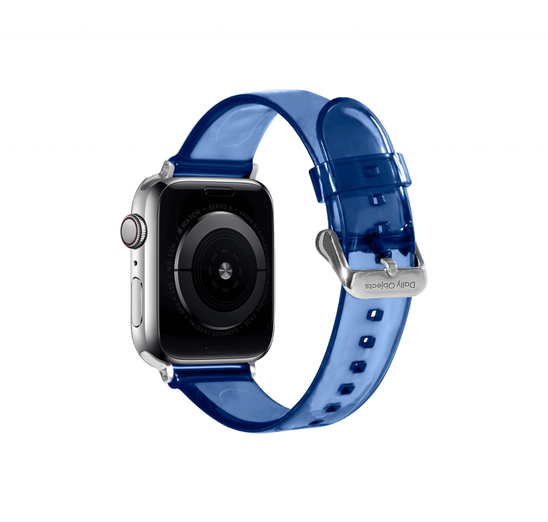 Smurf Blue Clear Apple WatchBand (38/40/41mm)