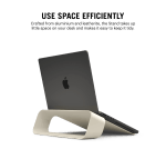 Arete Laptop Stand - Ivory White - Image 3