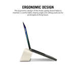 Arete Laptop Stand - Ivory White - Image 5