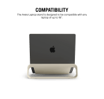 Arete Laptop Stand - Ivory White - Image 4