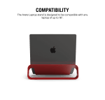 Arete Laptop Stand - Red - Image 4