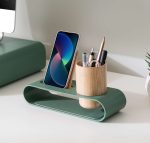 Cirque Phone and Pen Stand - Green - Image 2