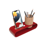 Cirque Phone and Pen Stand - Red