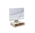 Mesa Monitor Stand - Ivory White