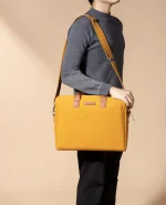 Mustard City Compact Fleet Messenger Bag - Image 9