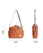Tangerine Pass Satchel Bag - Image 2