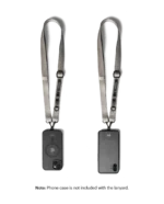 Grey Crossbody Utility Phone Lanyard - Strap - Image 4