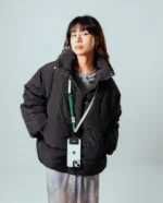 Grey-Green Crossbody Phone Lanyard - Strap - Image 3