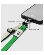 Grey-Green Crossbody Phone Lanyard - Strap - Image 6