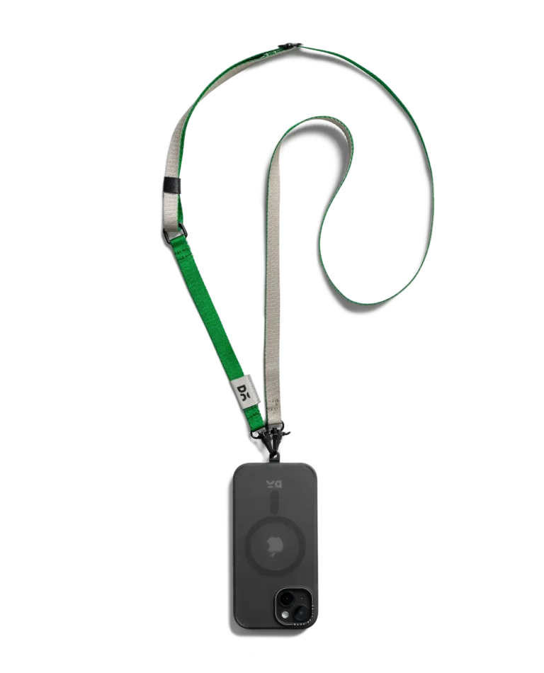 Grey-Green Crossbody Phone Lanyard - Strap