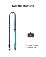 Navy-Sky Crossbody Phone Lanyard - Strap - Image 7