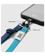 Navy-Sky Crossbody Phone Lanyard - Strap - Image 8