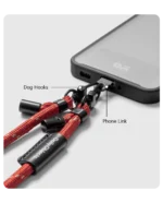 Red Crossbody Phone Lanyard - Cord - Image 8