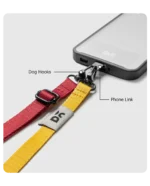 Red-Yellow Crossbody Phone Lanyard - Strap - Image 8