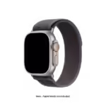 Blue-Black Pull Tab Nylon Weave Apple WatchBand (42/44/45/49mm)