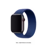 Blue Braided Solo Loop Apple WatchBand (38/40/41mm)