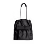 Carbon Black Parachute Tote Bag