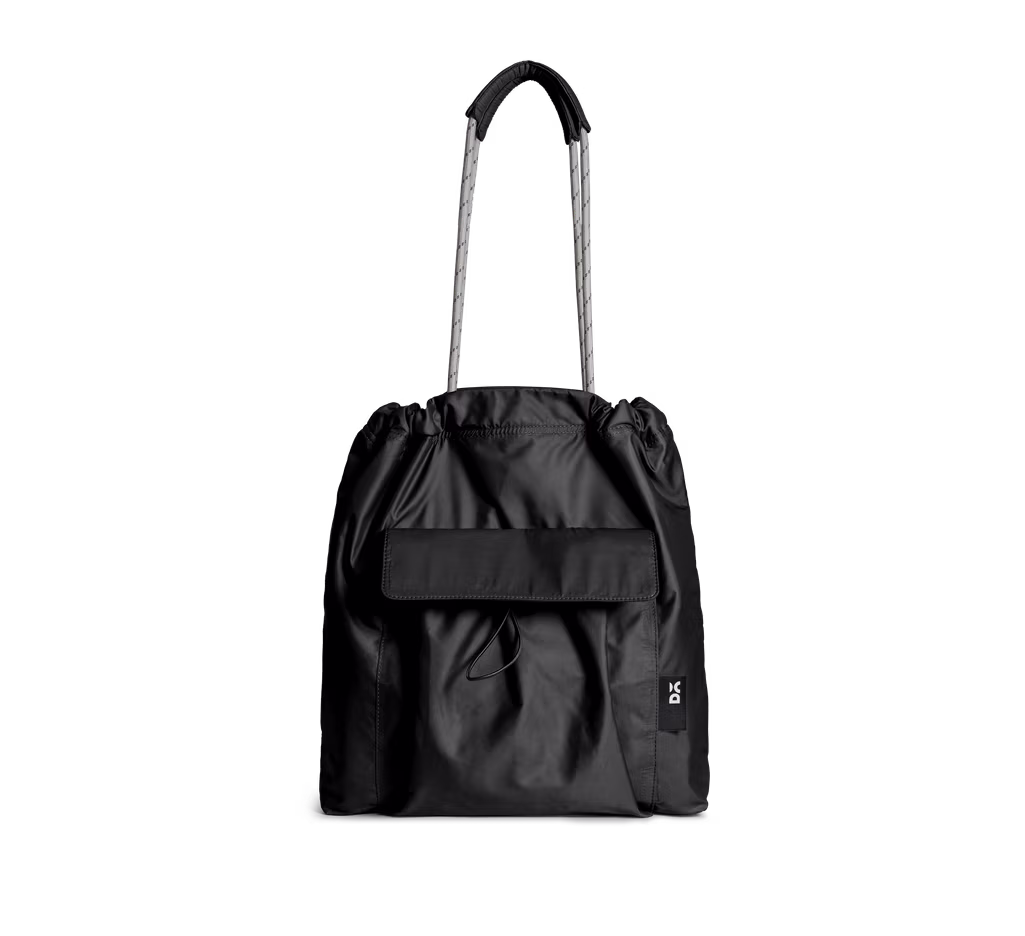 Carbon Black Parachute Tote Bag - Image 1