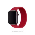 Red Braided Solo Loop Apple WatchBand (38/40/41mm)