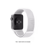 Silver Nylon Apple WatchBand (38/40/41mm)