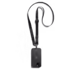 Black Crossbody Utility Phone Lanyard - Strap