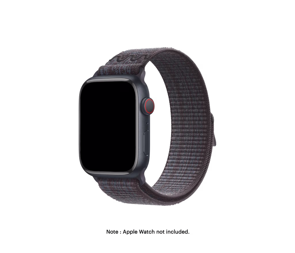 Black-Grey Sports Loop Apple WatchBand (42/44/45/46/49mm) - Image 1