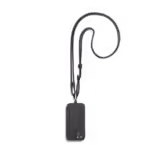Black Reflective Crossbody Phone Lanyard - Cord