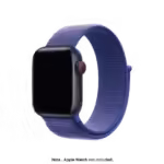 Cobalt Blue Nylon Loop Apple WatchBand (38/40/41mm)