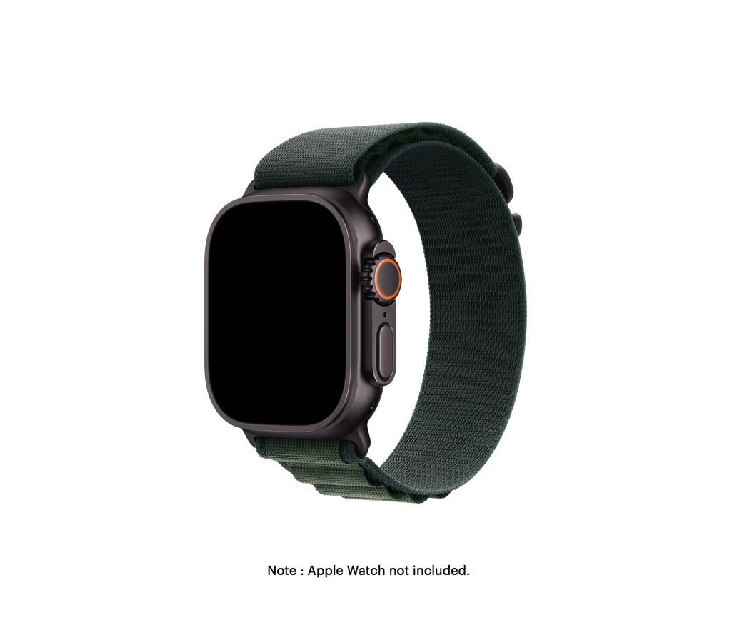 Dark Green Ridge Loop Apple WatchBand (38/40/41mm) - Image 1