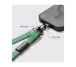 Green Leatherite Crossbody Phone Lanyard - Strap - Image 7