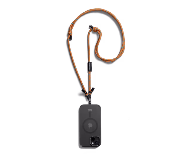 Orange Crossbody Phone Lanyard - Cord - Image 1