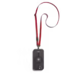 Red Leatherite Crossbody Phone Lanyard - Strap