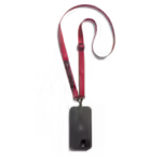 Red Crossbody Utility Phone Lanyard - Strap