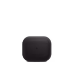 Black Leatherite AirPods 3 Case Cover