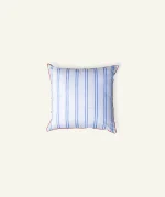 Dreamy Blue with Candy Red Muted layers, 18x18 Inch Cushion Cover - Image 3