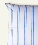 Dreamy Blue with Candy Red Muted layers, 18x18 Inch Cushion Cover - Image 2