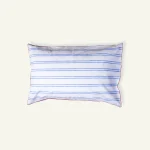 Dreamy Blue with Candy Red Muted Layers Pillow Cover (Set of 2 )