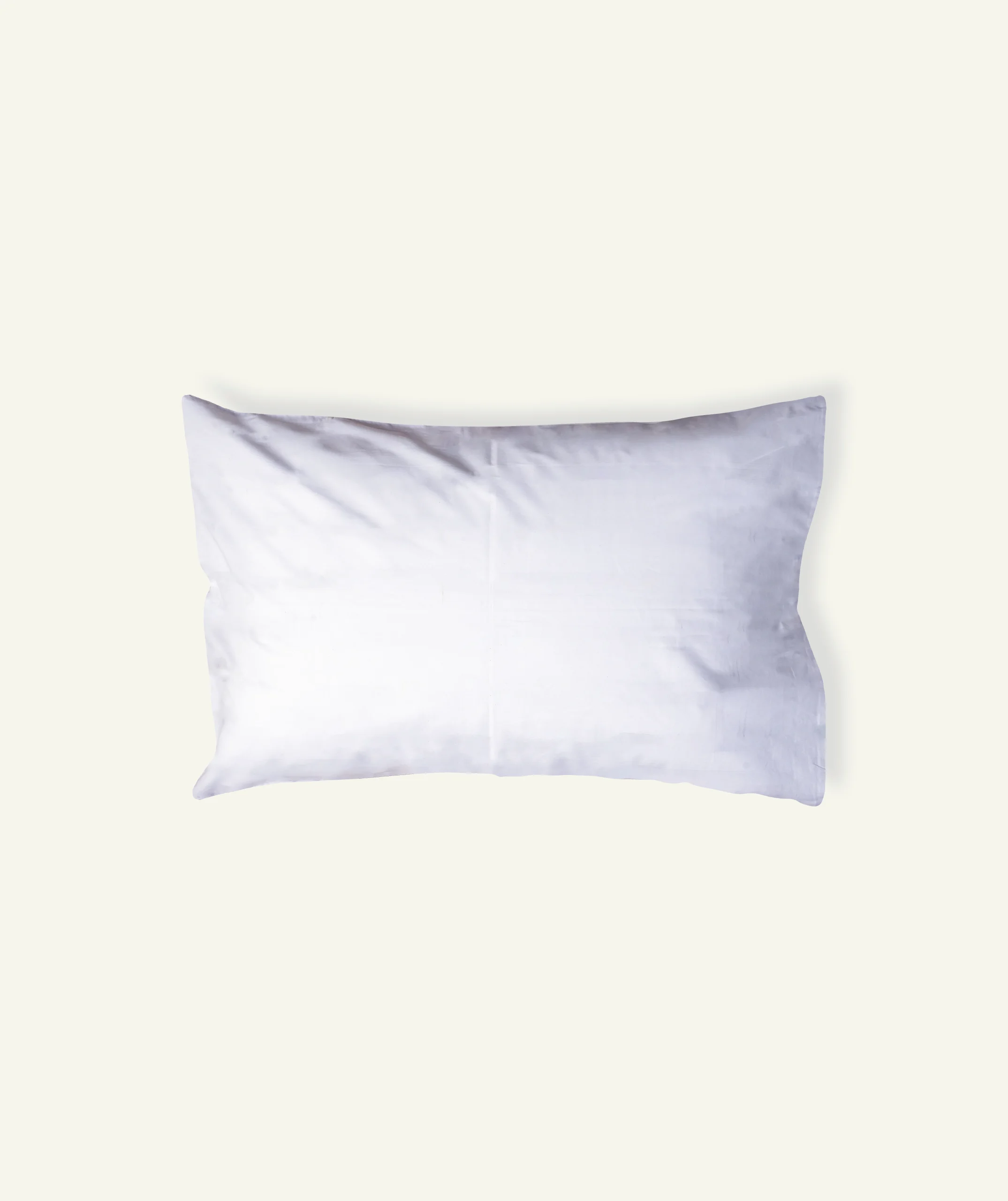 White Plain Pillow Cover (Set of 2) - Image 1