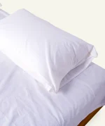 White Plain Pillow Cover (Set of 2) - Image 2