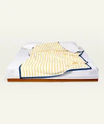Mellow Yellow with Misty Blue Muted Layers Dohar - Image 3