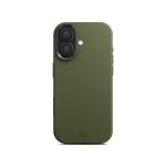 Green-Olive Leatherite MagSafe Phone Case Cover for iPhone 17