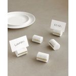 Marble Place Card Holder – Cylinder - Image 3