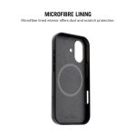 Navy Blue-Grey Leatherite MagSafe Phone Case Cover for iPhone 17 - Image 5