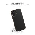 Black-Beige Leatherite MagSafe Phone Case Cover for iPhone 17 - Image 4