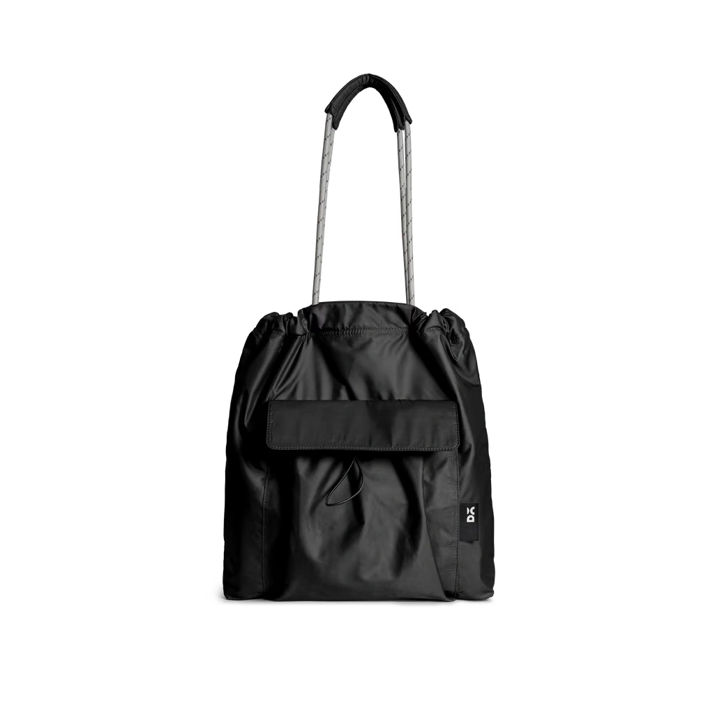 Carbon Black Parachute Tote Bag - Image 1
