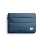 Space Blue Stria Laptop Sleeve Bag - Large